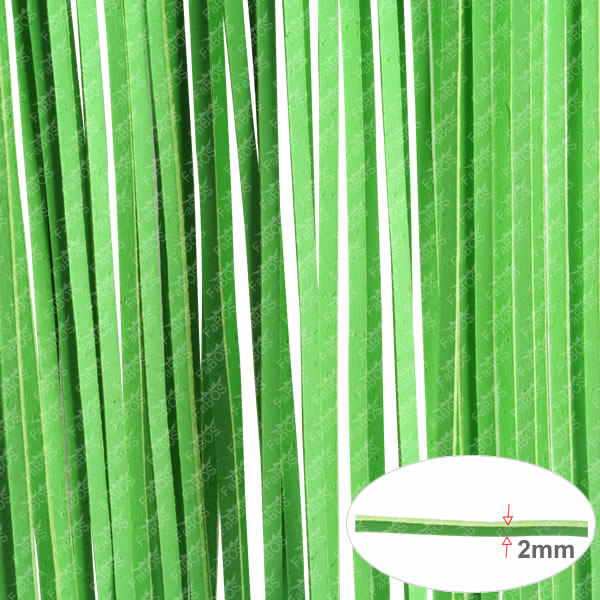 Plochá kůže120cm - Zelená hrášková