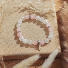 Armband mineral Jade pink FABOS