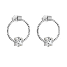 Earrings stud ring solis crystal